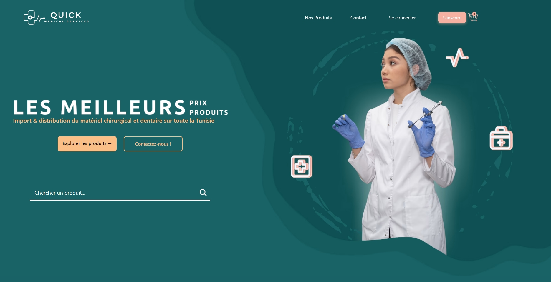 Quick Medical homepage