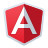 AngularJS programming language and technology logo