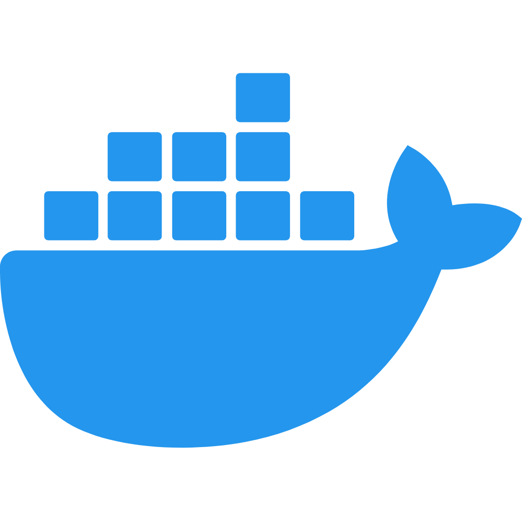 Docker programming language and technology logo