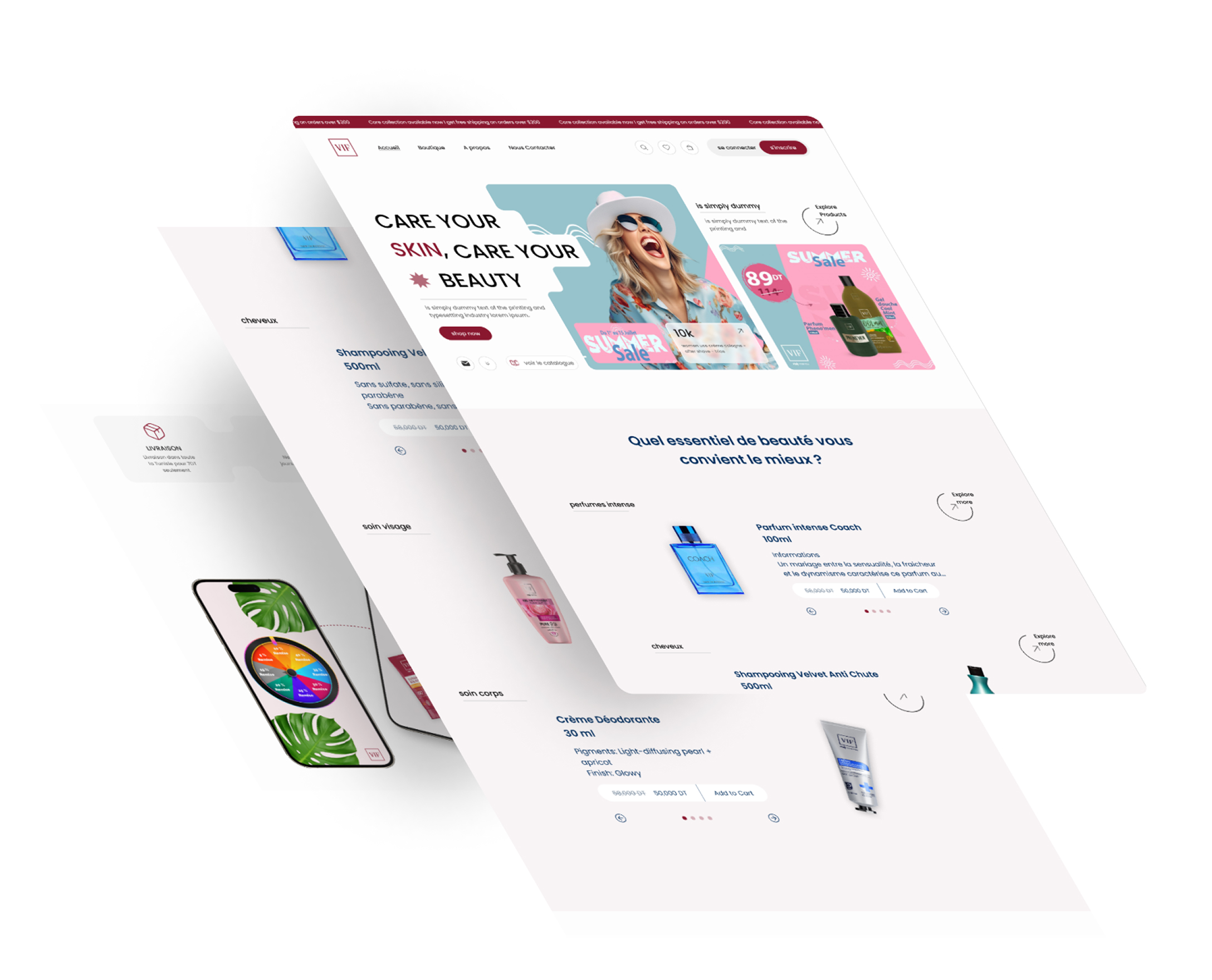 VIF thumbnail hero section